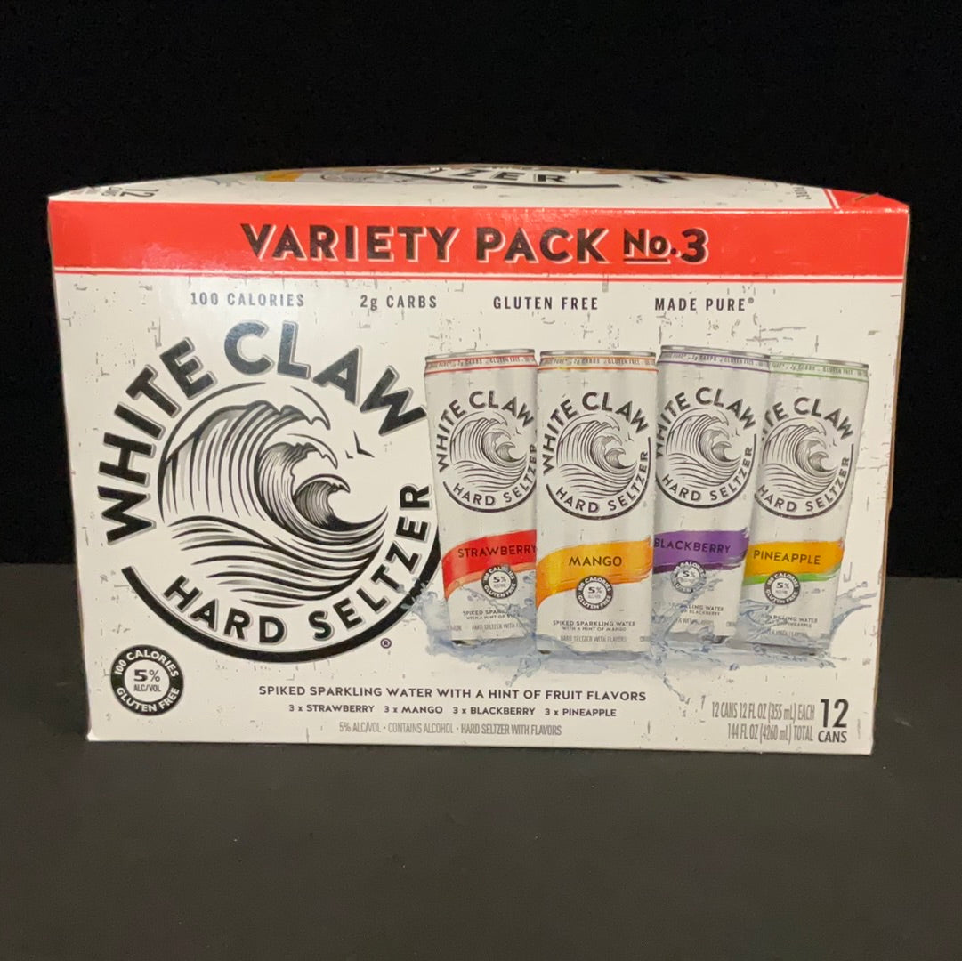 White Claw Variety Pack #3 12oz Cans (12pk)