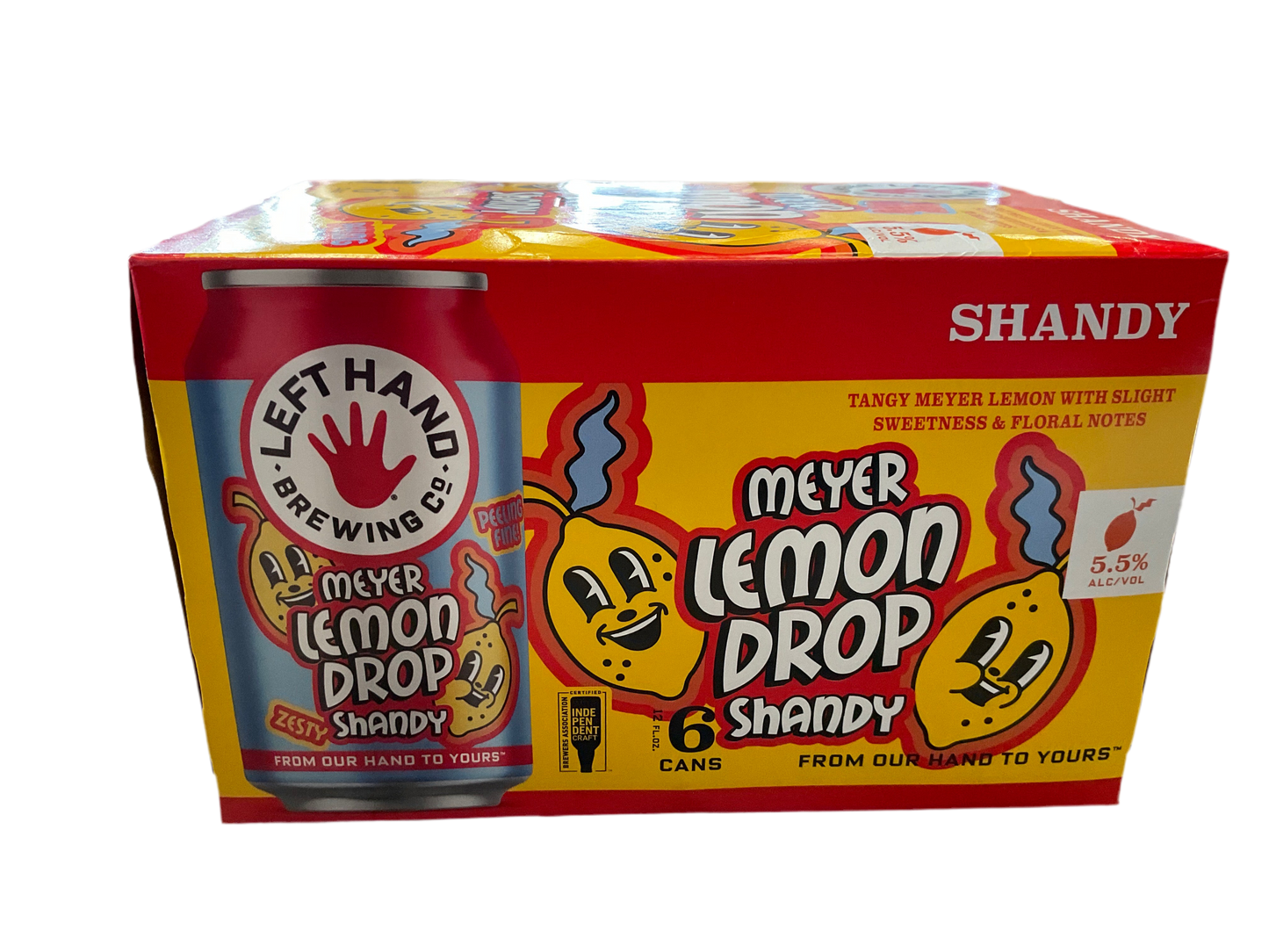 Left Hand Meyer Lemon Drop Shandy 12oz Cans (6pk)