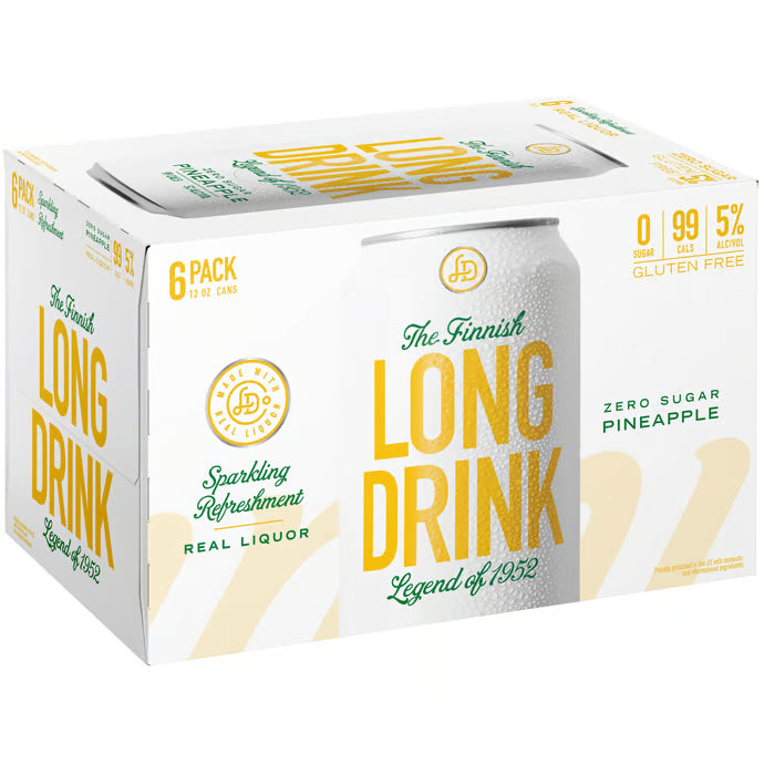 Long Drink Zero Sugar Pineapple 12oz Cans (6pk)