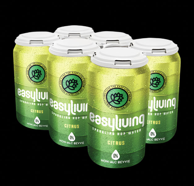 Easy Living Hop Water Citrus 12oz Cans (6pk)
