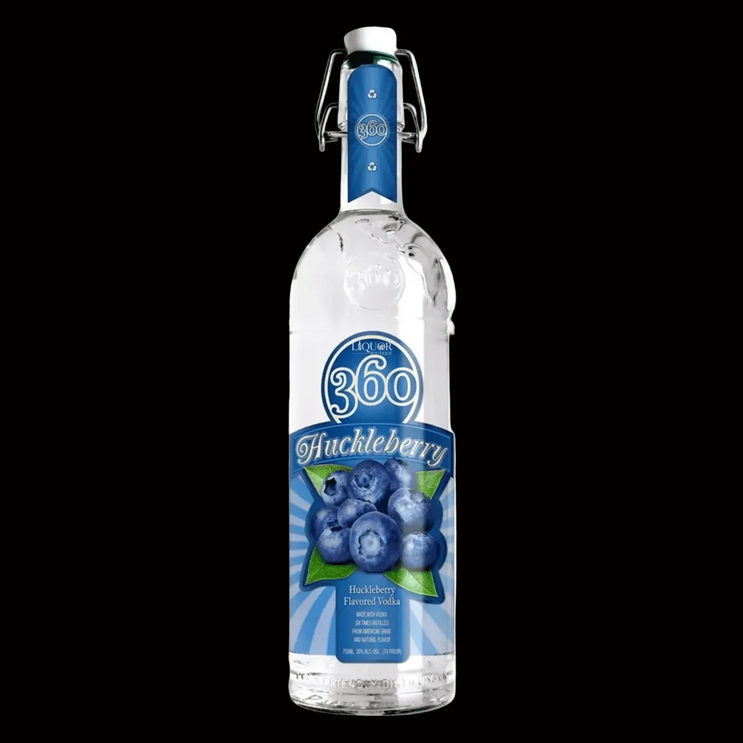 360 Blue Raspberry Vodka 750mL