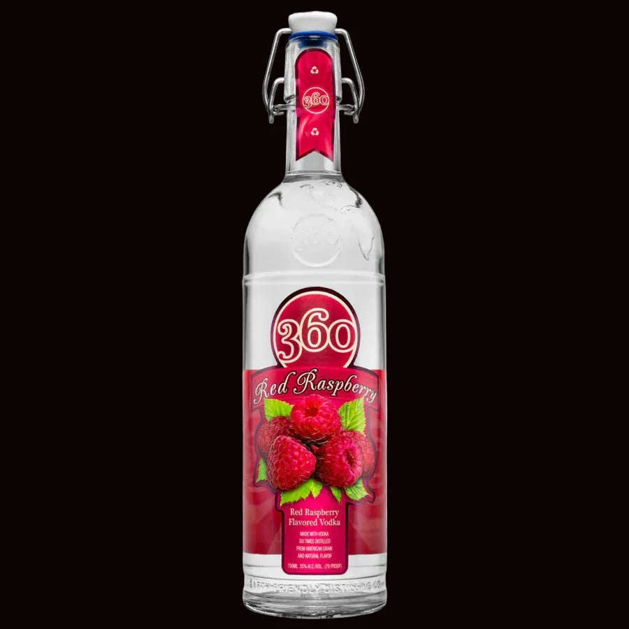 360 Red Raspberry Vodka 750mL