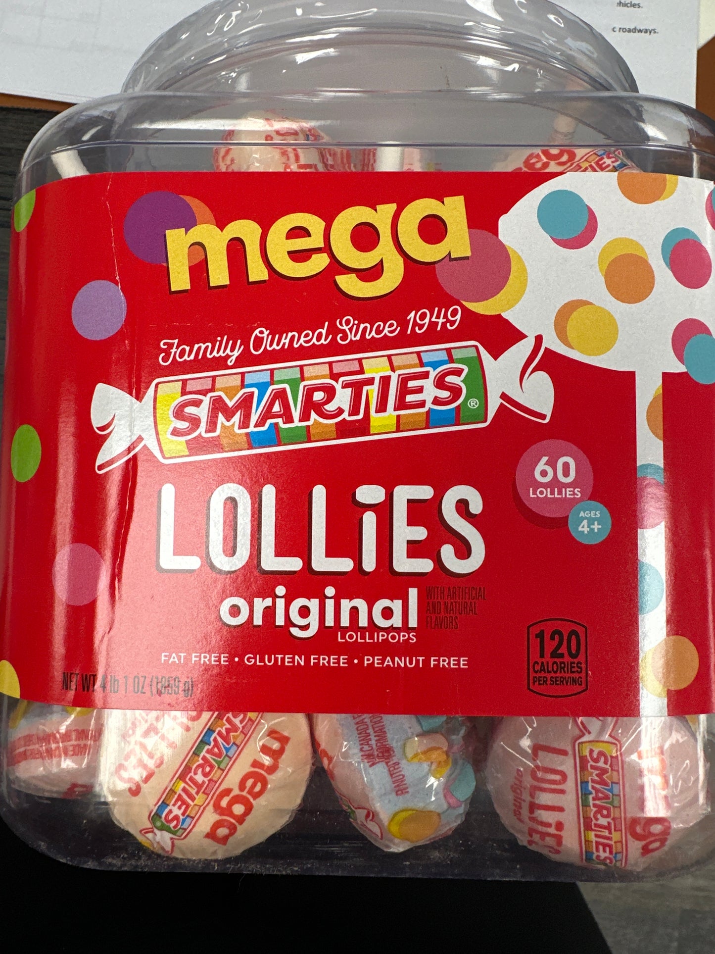 Smarties Mega Lollies