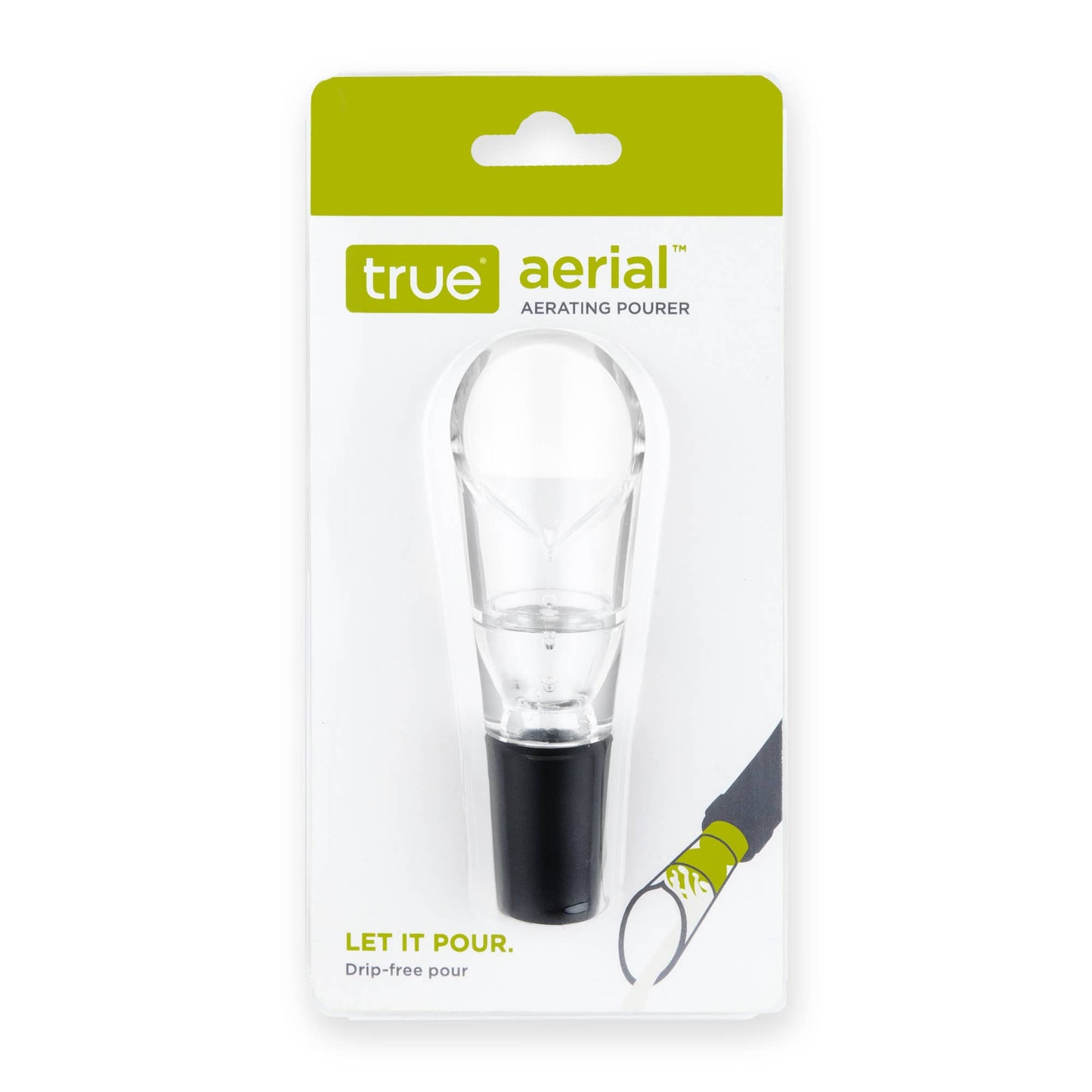Aerial Acrylic & Rubber Aerating Wine Bottle Pour Spout