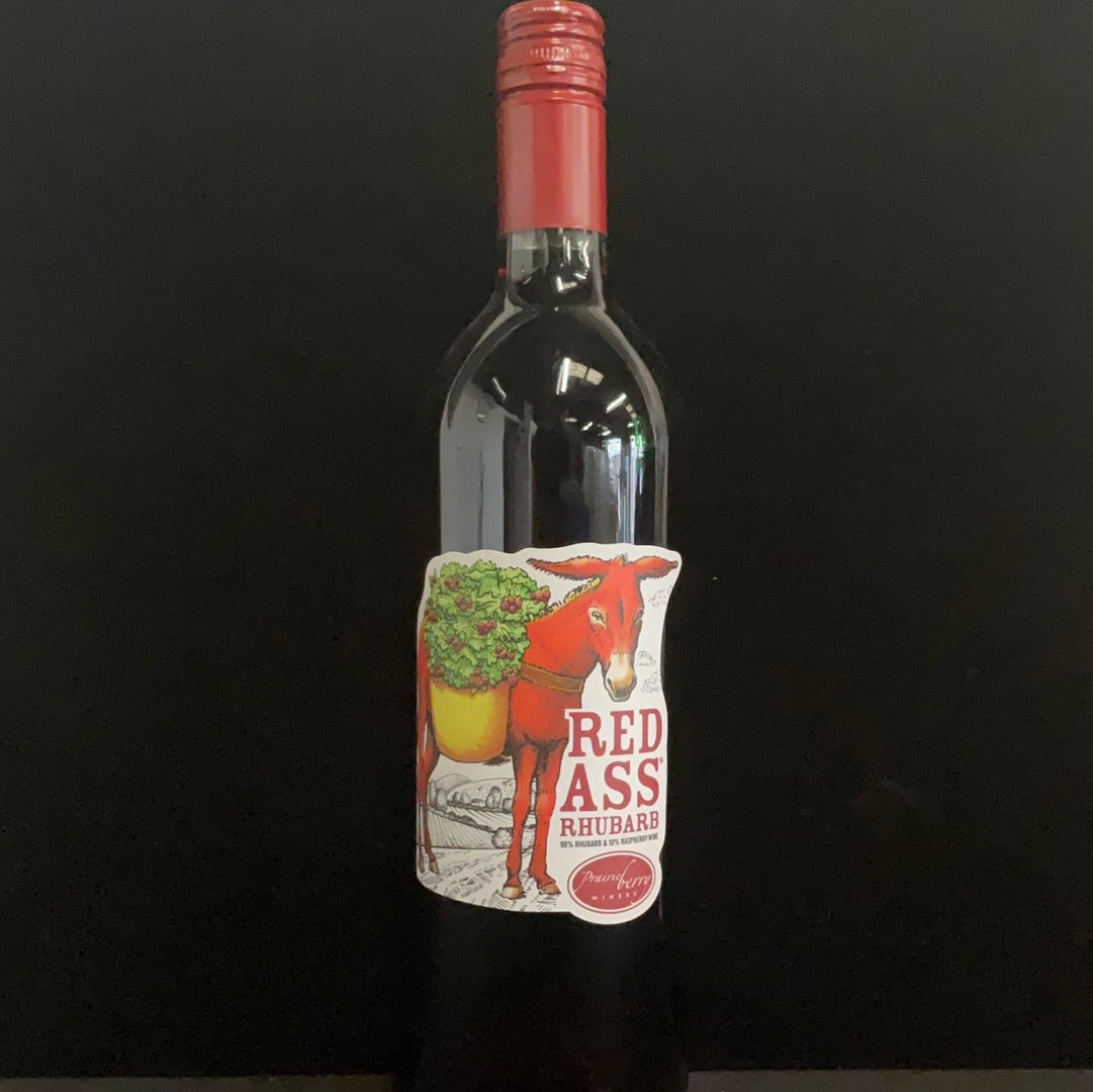 Prairie Berry Red Ass Rhubarb Wine 750mL