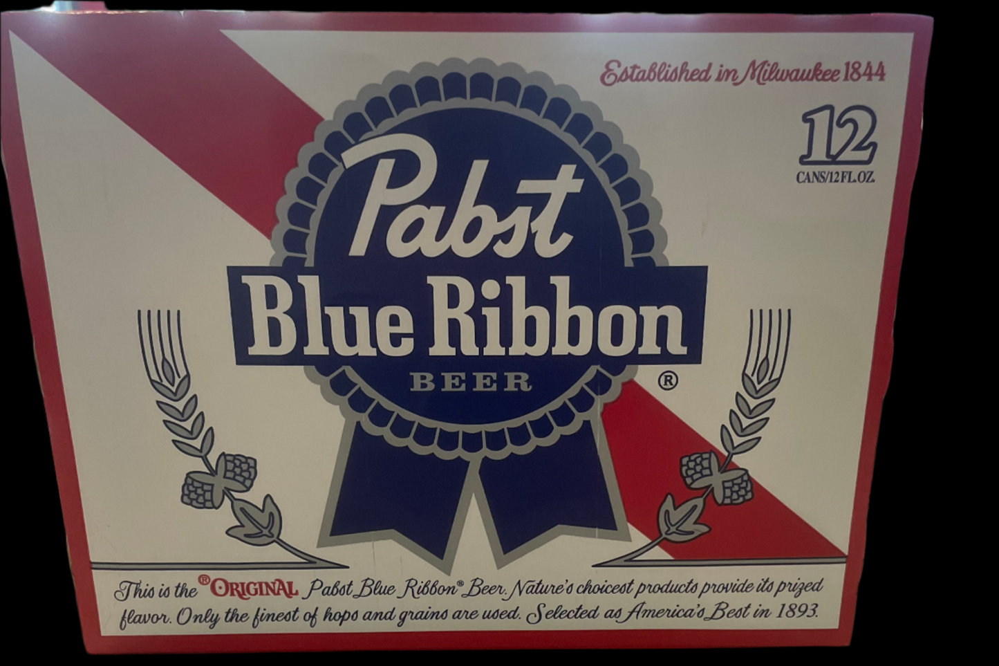 Pabst Blue Ribbon 12oz Cans (12pk)