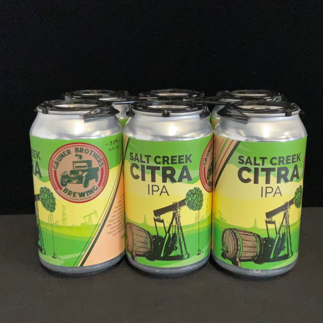 Gruner Brothers Salt Creek Citra IPA 12oz Cans (6pk)