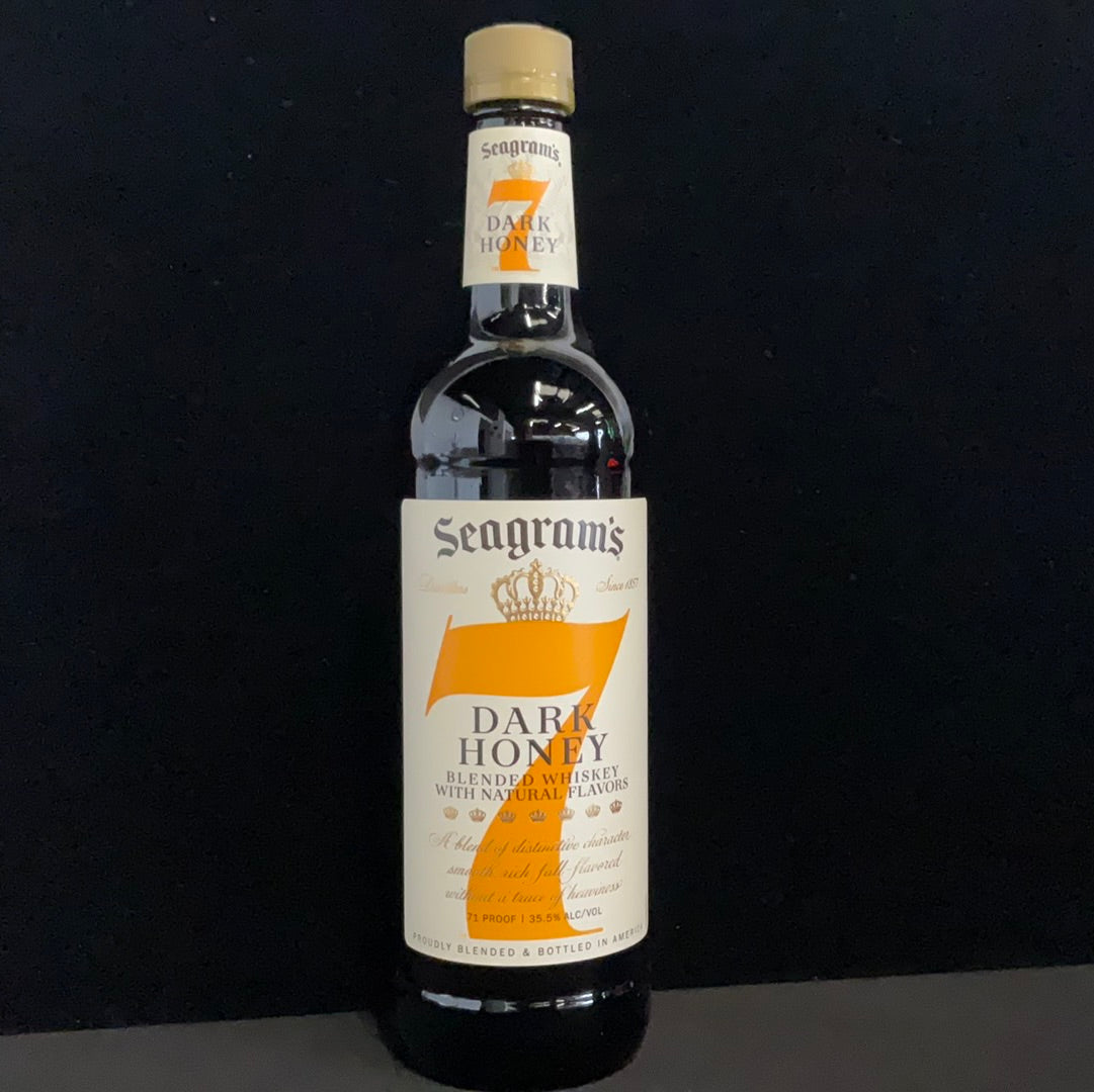 Seagrams 7 Crown Dark Honey Whiskey 750mL