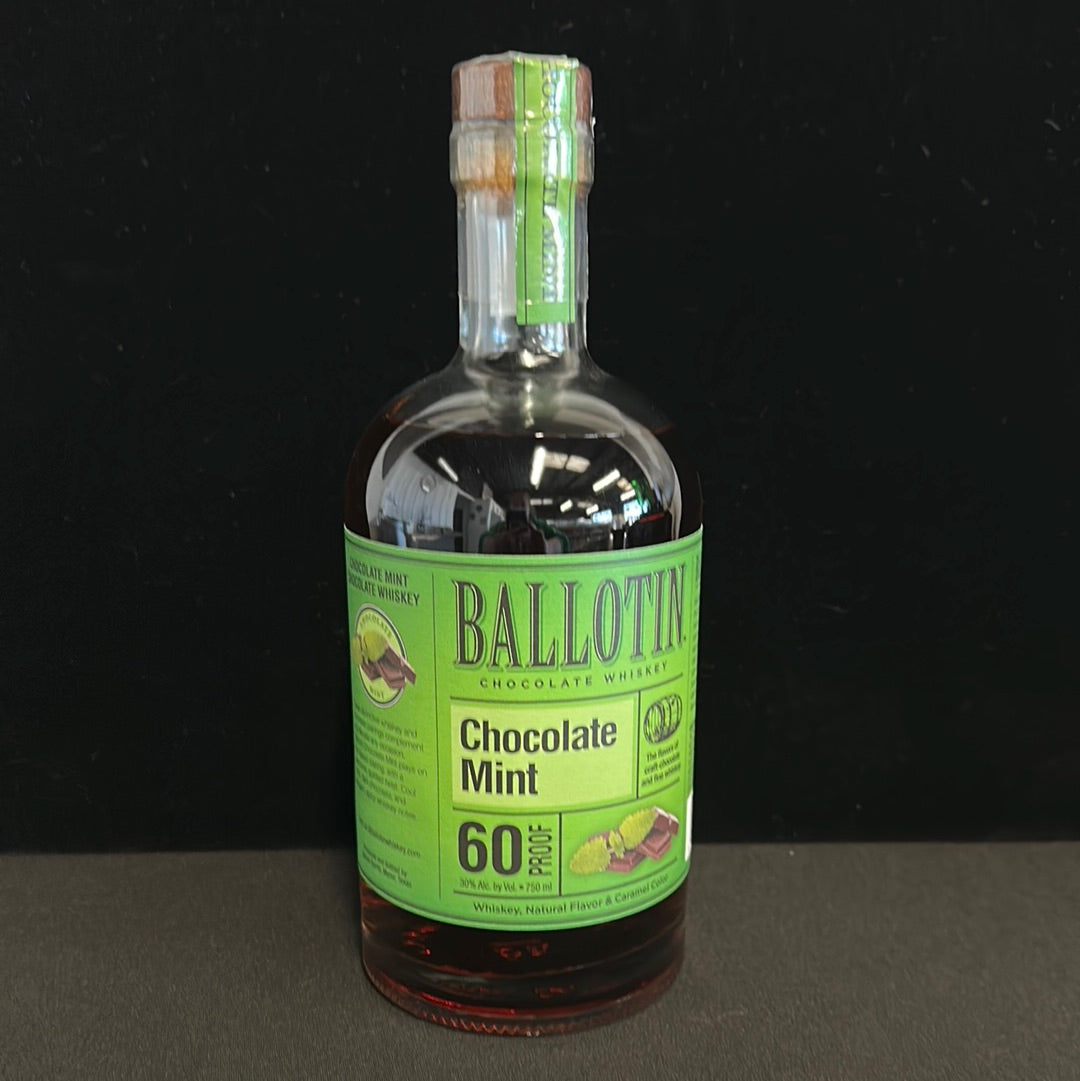 Ballotin Chocolate Mint Whiskey 750mL