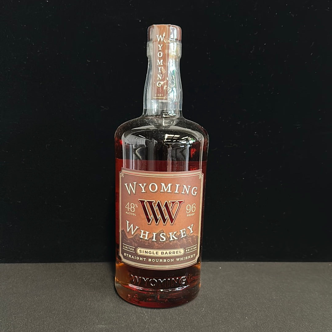 Wyoming Whiskey Single Barrel Bourbon 750mL