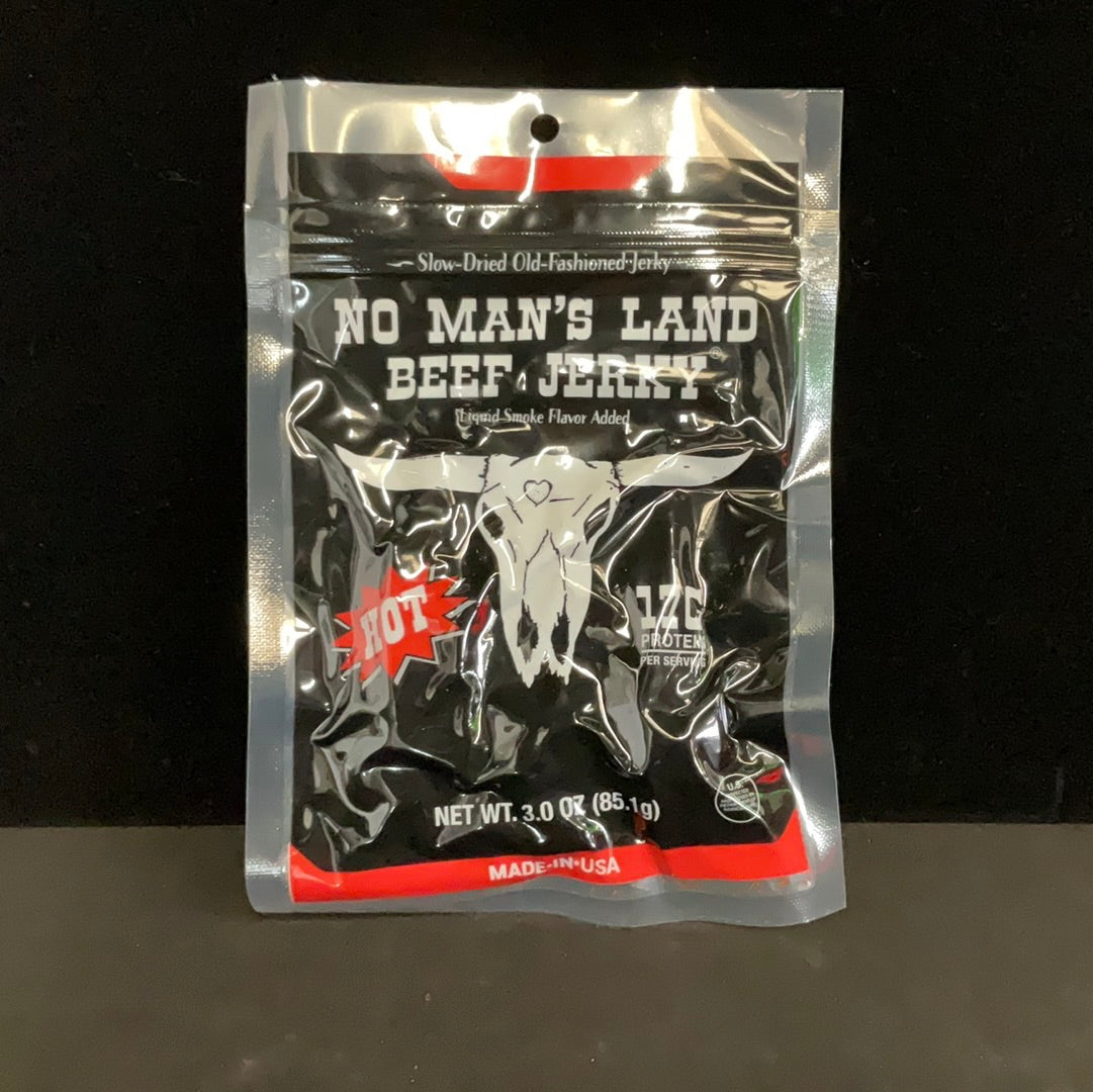 No Mans Land Hot Beef Jerky