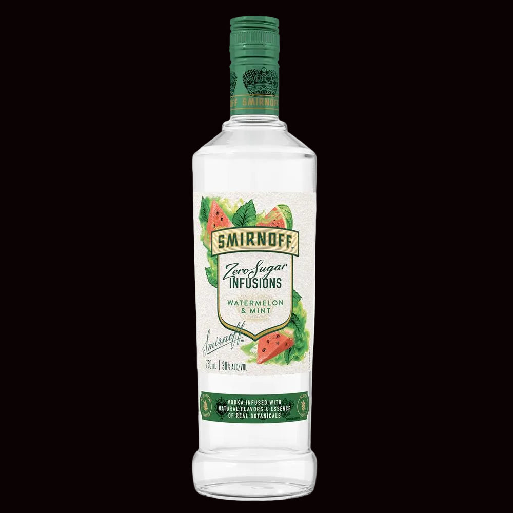 Smirnoff Zero Sugar Infusions Watermelon and Mint Vodka 750mL (Copy)