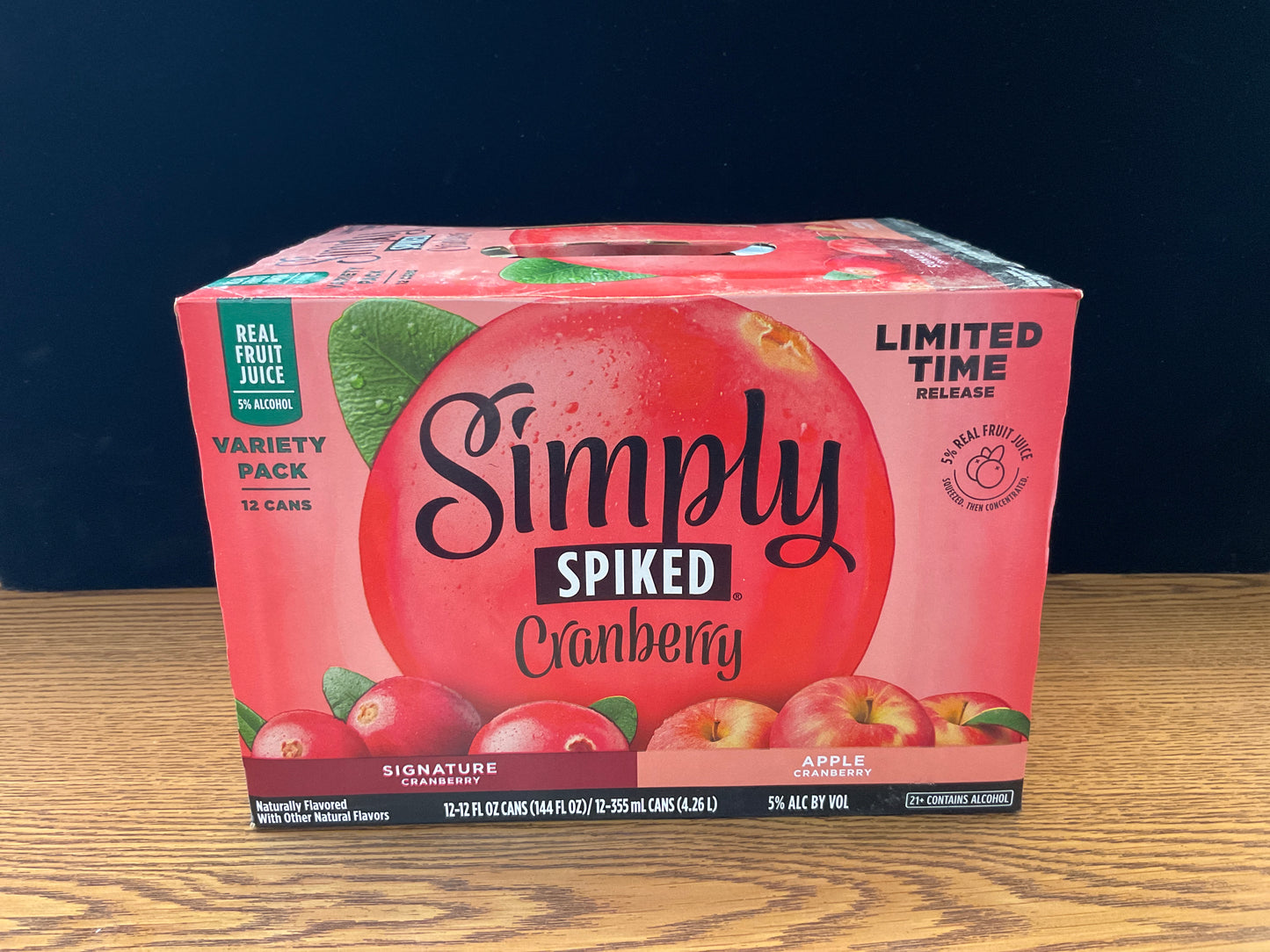 Simply Spiked Cranberry Variety 12oz Cans (12pk)