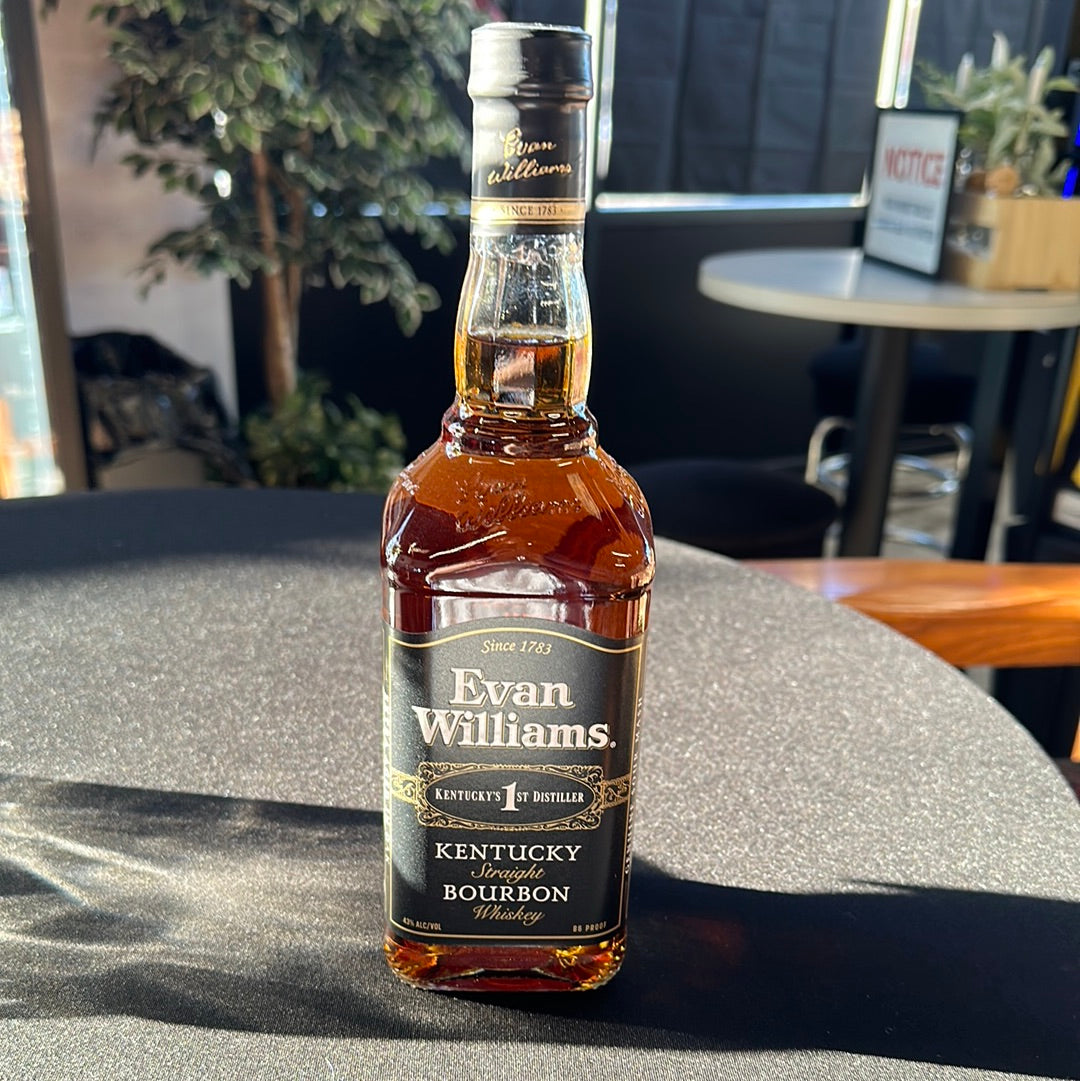 Evan Williams Black Label Kentucky Straight Bourbon Whiskey 750mL