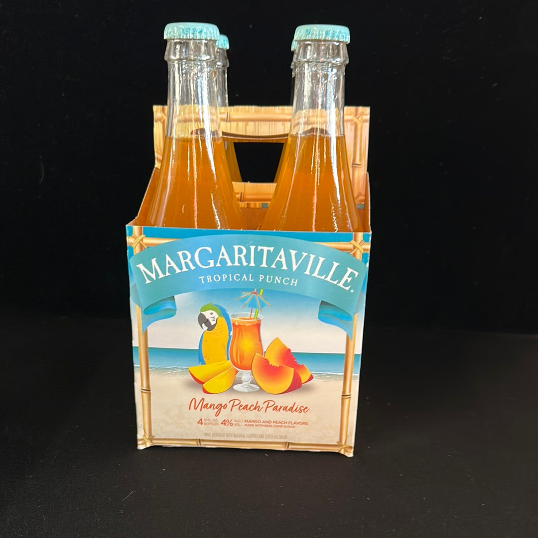 Margaritaville Mango Peach Paradise 12oz Bottles (4pk)