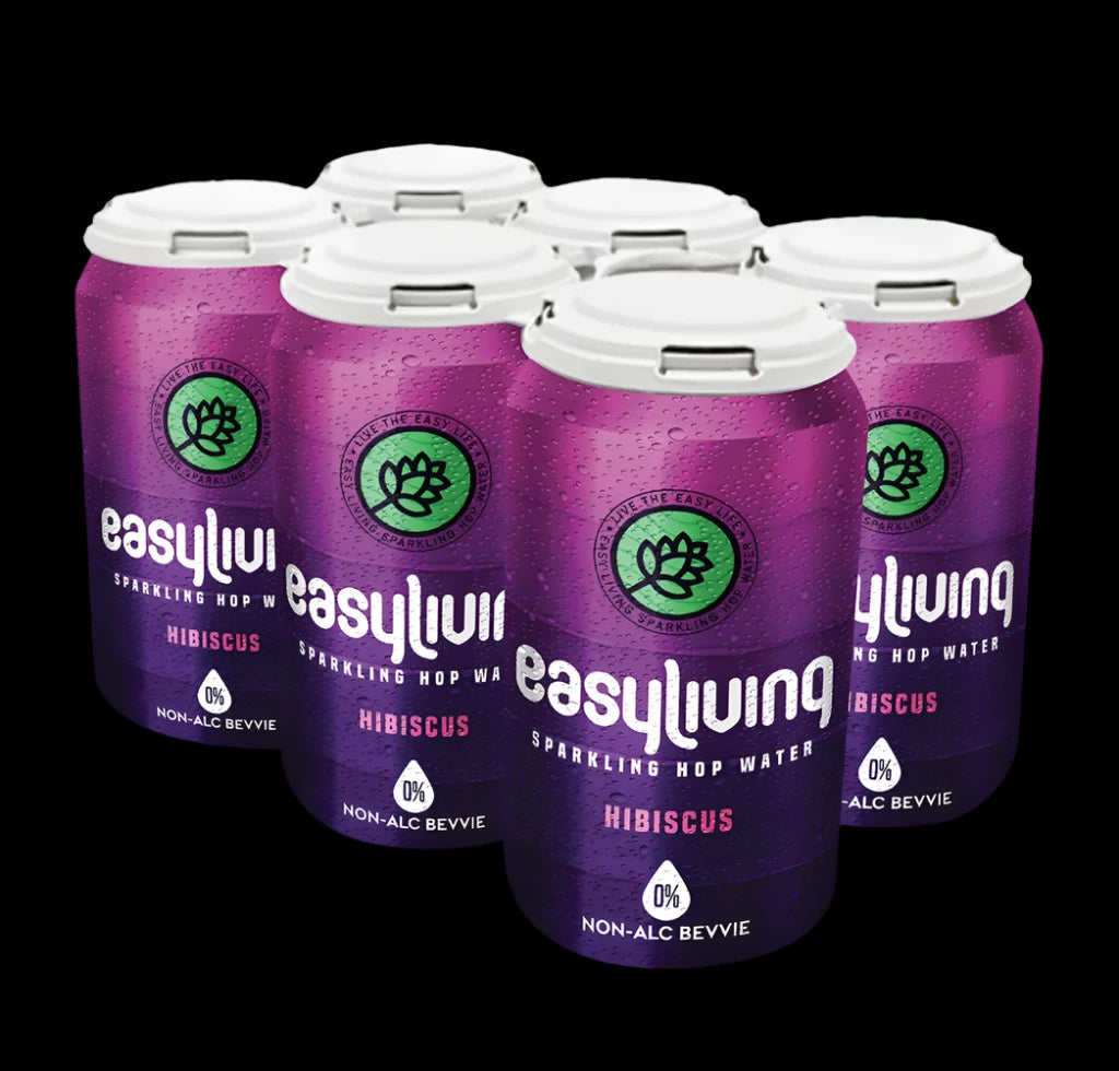 Easy Living Hop Water Hibiscus 12oz Cans (6pk)