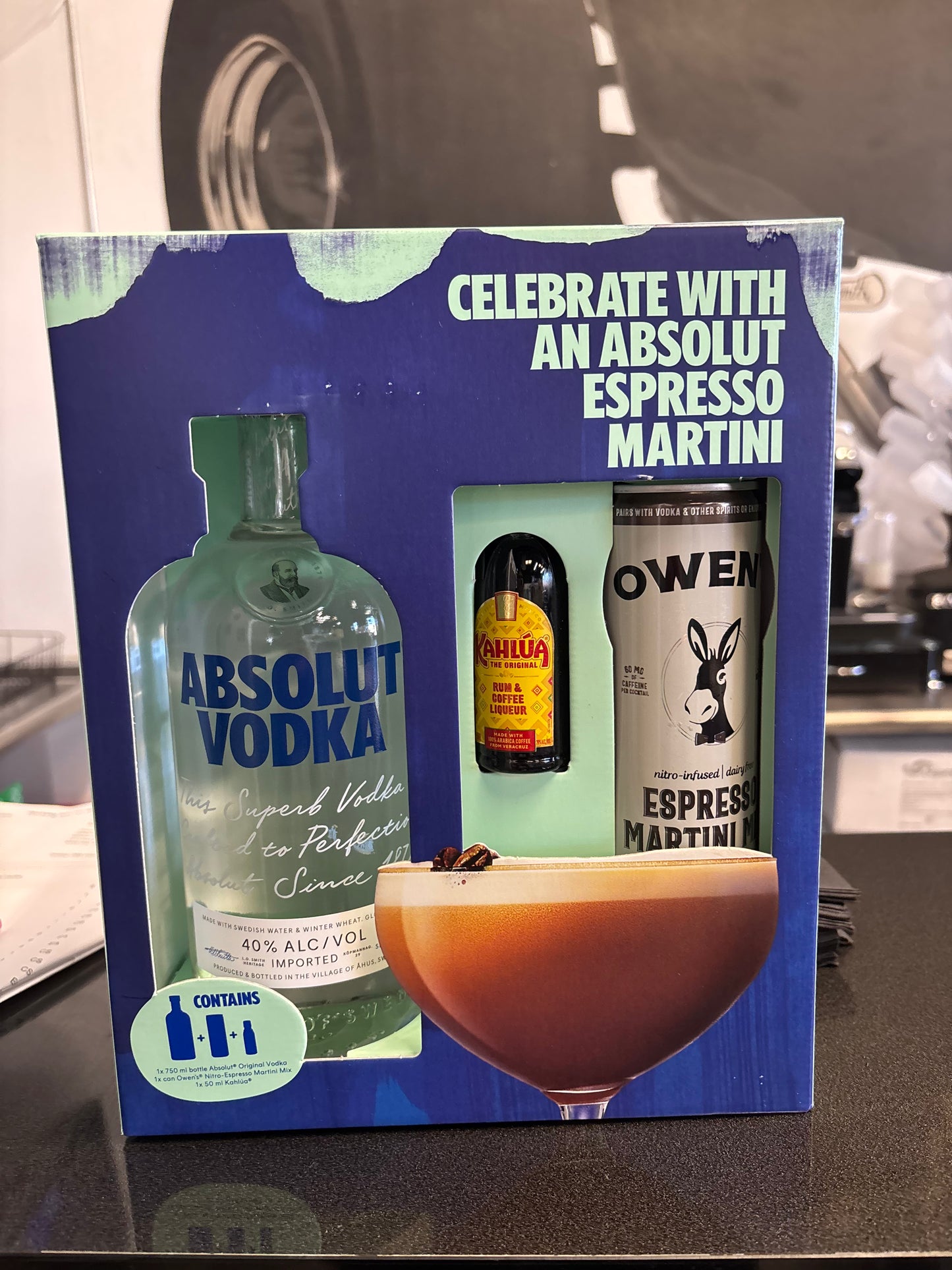 Absolute Espresso Martini Gift Set