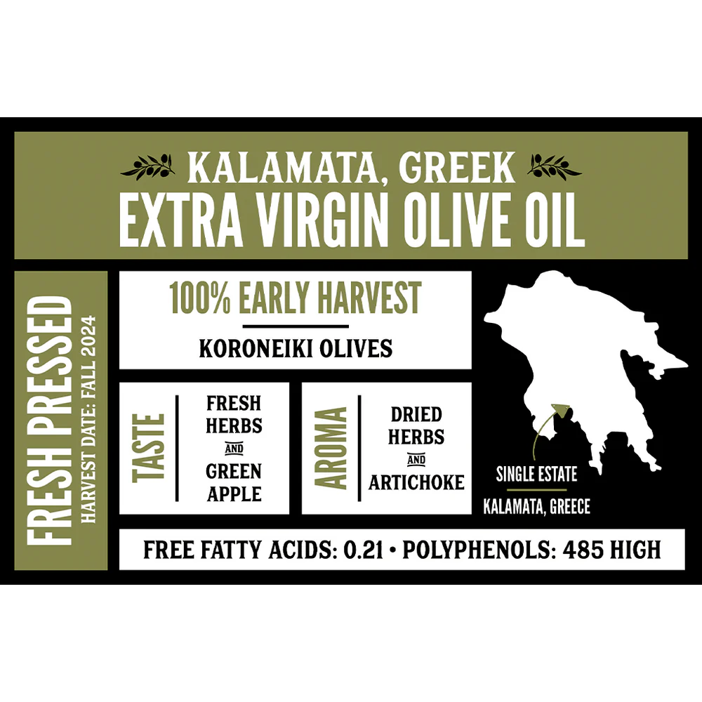 Olivelle Kalamata Greek Extra Virgin Olive Oil 250mL