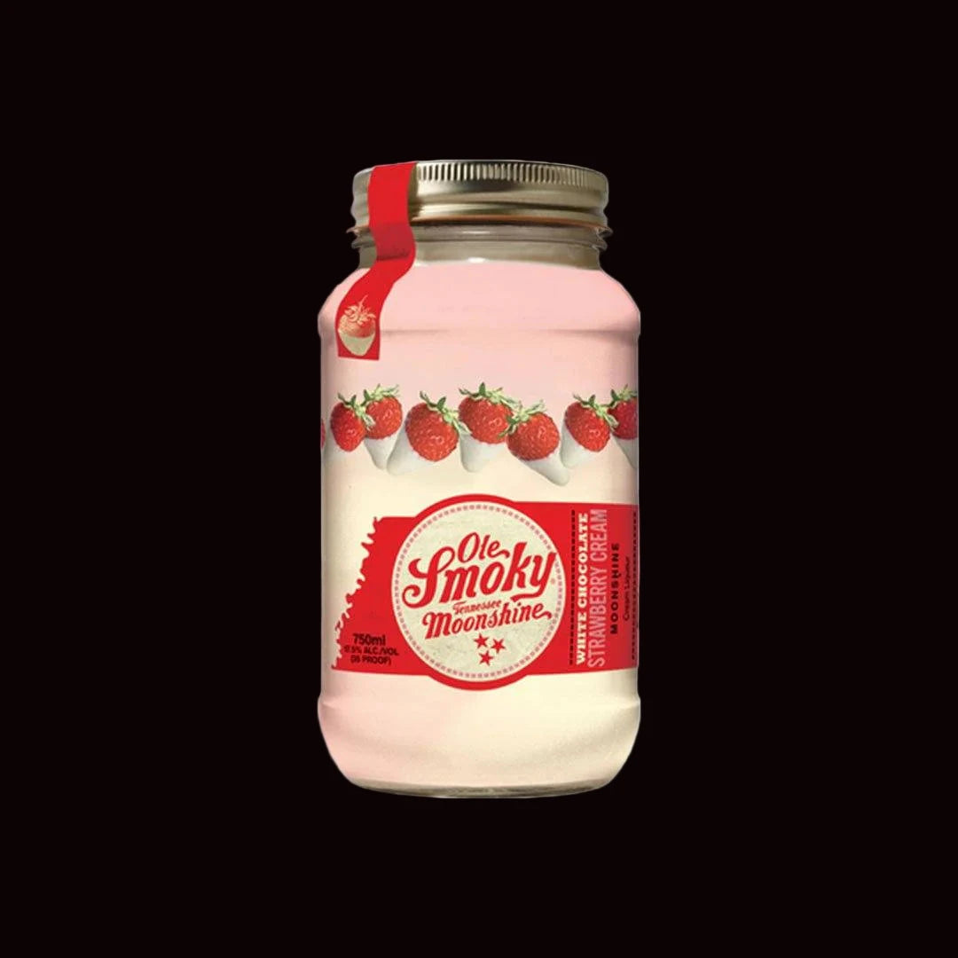 Ole Smoky's White Chocolate Strawberry Cream Liqueur 750mL