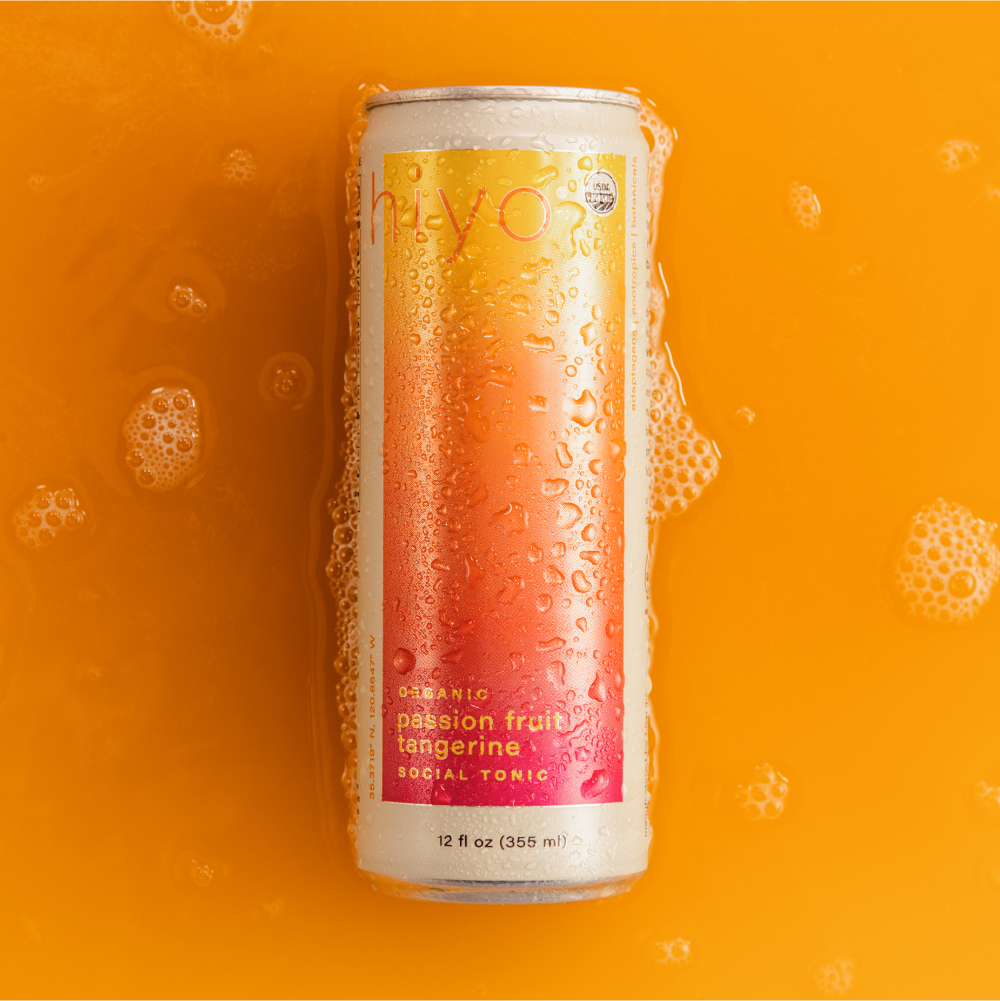 Hiyo N/A Passion Fruit Tangerine 12oz Cans (4pk)