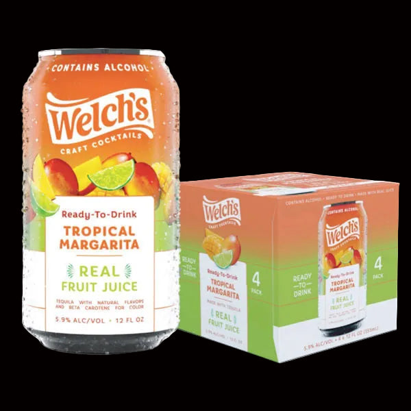 Welch's Tropical Margarita 12oz Cans (4pk)