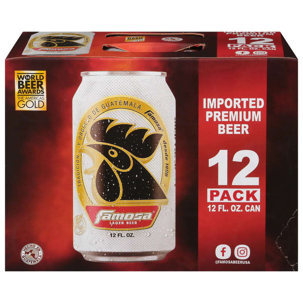Famosa Imported Beer 12oz Cans (12pk)