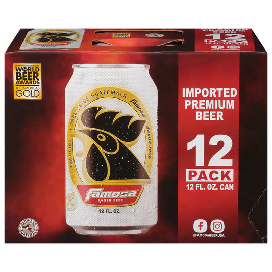 Famosa Imported Beer 12oz Cans (12pk)