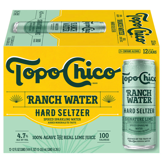 Topo Chico Ranch Water 12oz Cans (12pk)