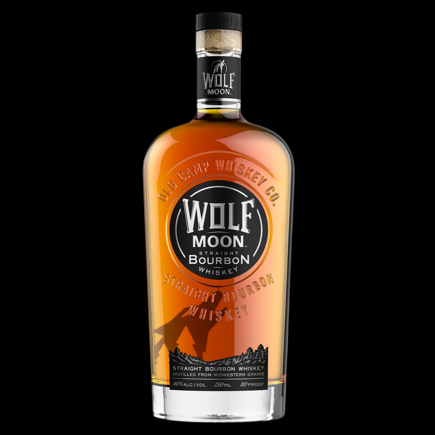 Old Camp Wolf Moon Straight Bourbon 750mL