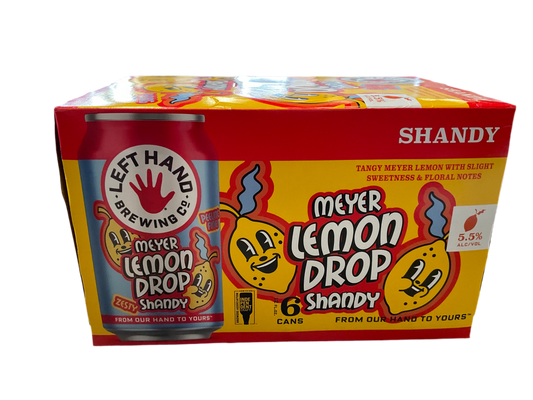 Left Hand Meyer Lemon Drop Shandy 12oz Cans (6pk)