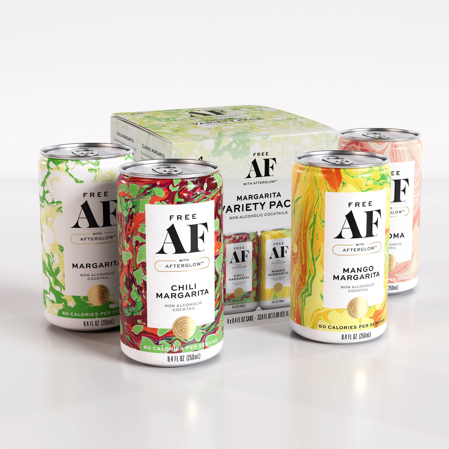 Free AF Margarita Variety 8.4oz Cans (4pk)