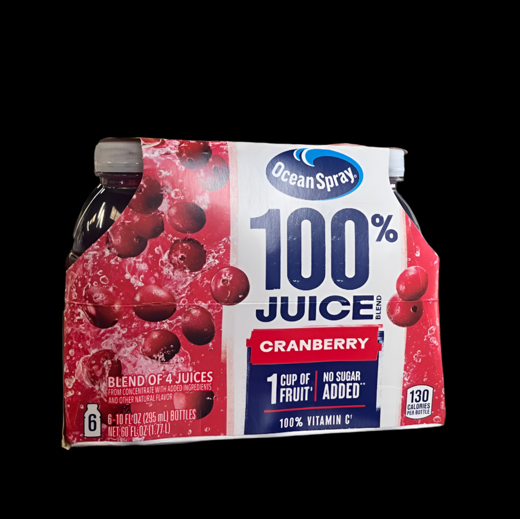 Ocean Spray Cranberry Juice 10oz (6pk)