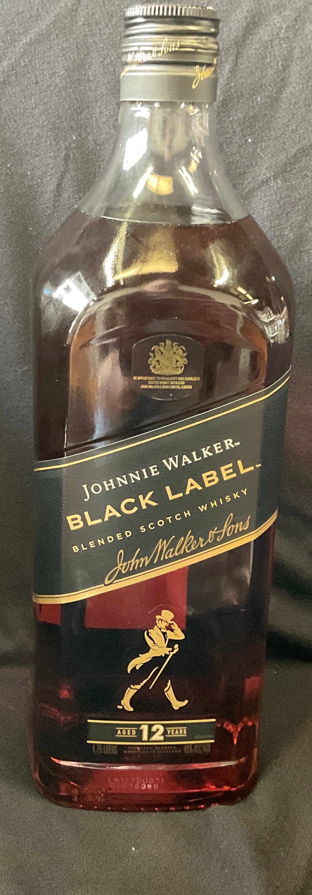 Johnnie Walker 12YR Black Label Scotch 1.75L