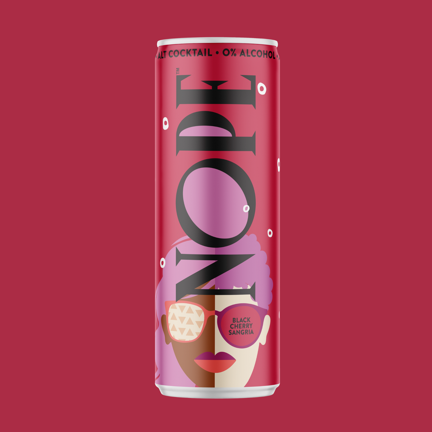 NOPE Beverages Black Cherry N/A Sangria 12oz Cans (24pk)