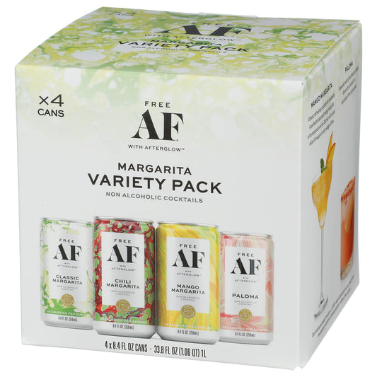 Free AF Margarita Variety 8.4oz Cans (4pk)