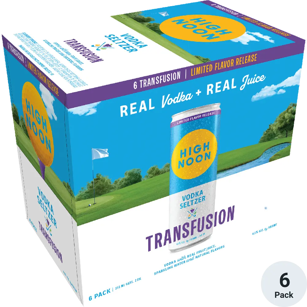 High Noon Transfusion Seltzer 12oz Cans (6pk)