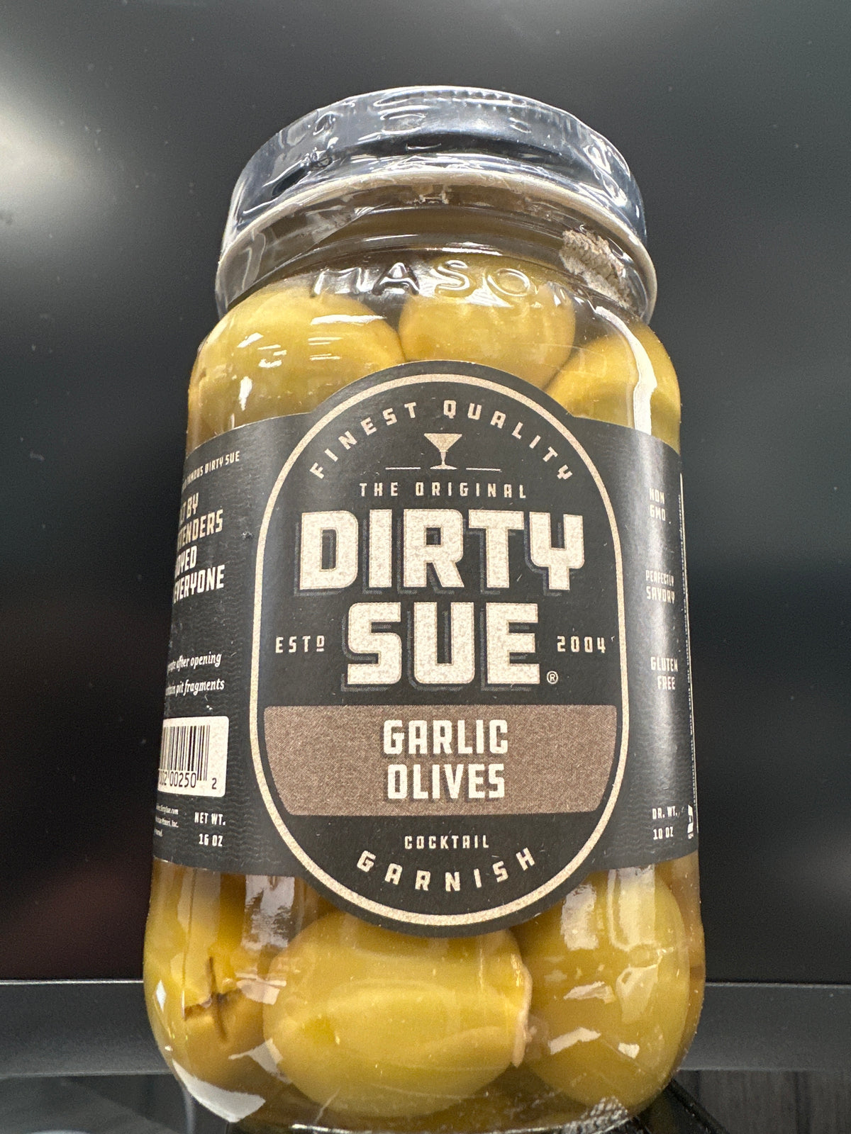 Dirty Sue Garlic Olives - Garnish