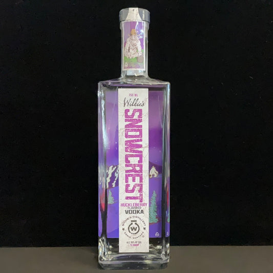 Willie's Snowcrest Huckleberry Vodka 750mL