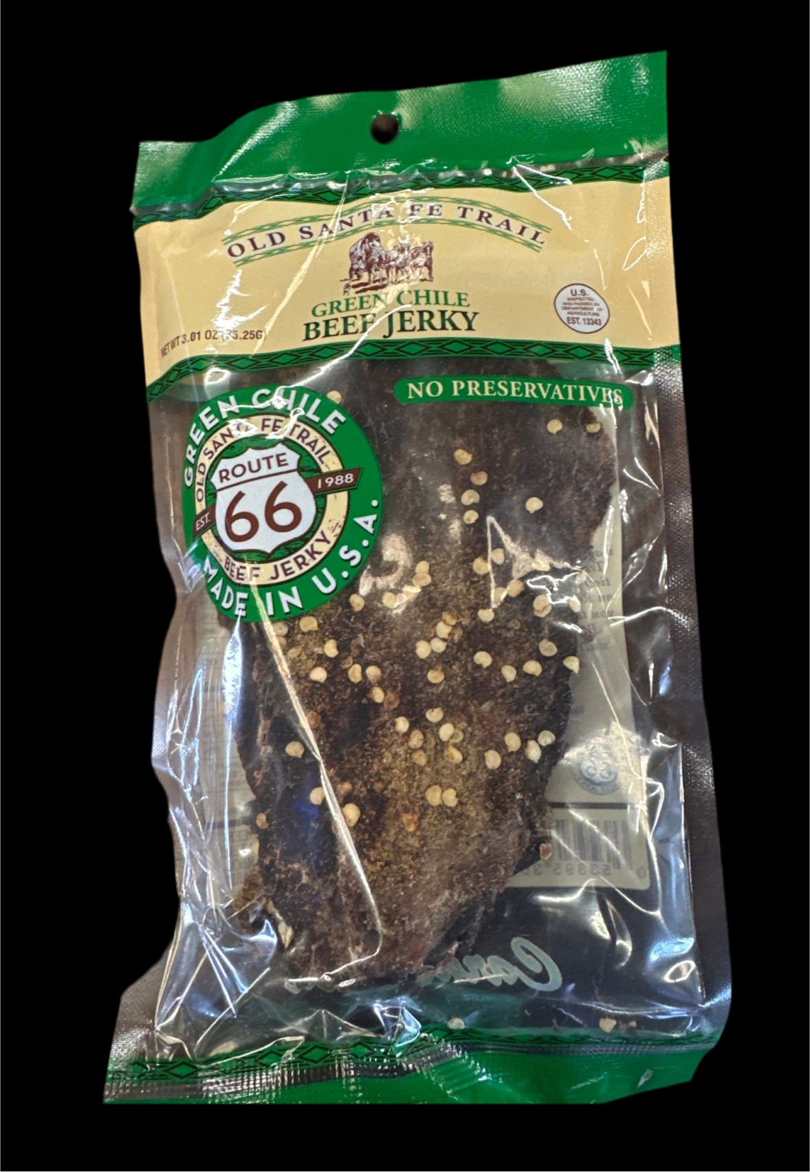 Old Santa Fe Green Chili Beef Jerky