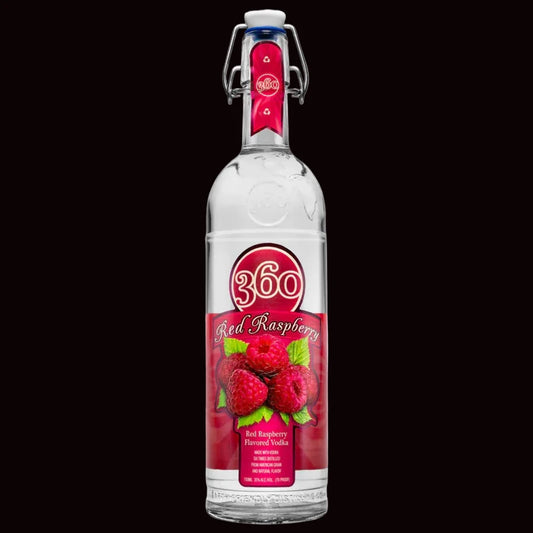 360 Red Raspberry Vodka 750mL