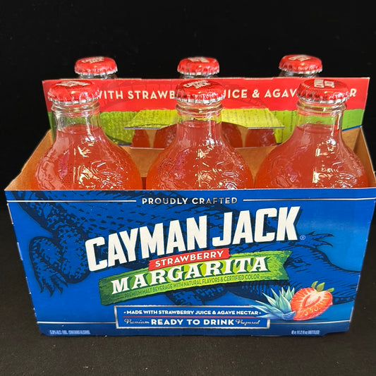 Cayman Strawberry Margarita 12oz Bottles (6pk)