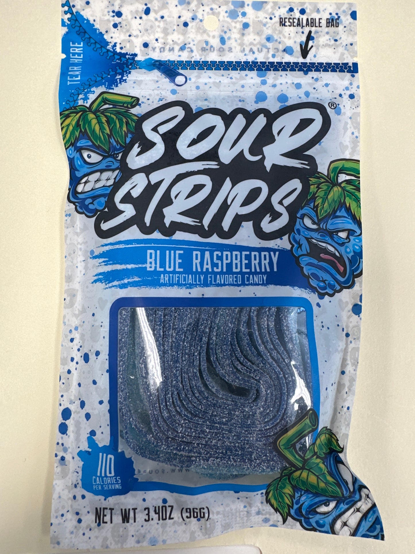 Sour Strips Blue Raspberry