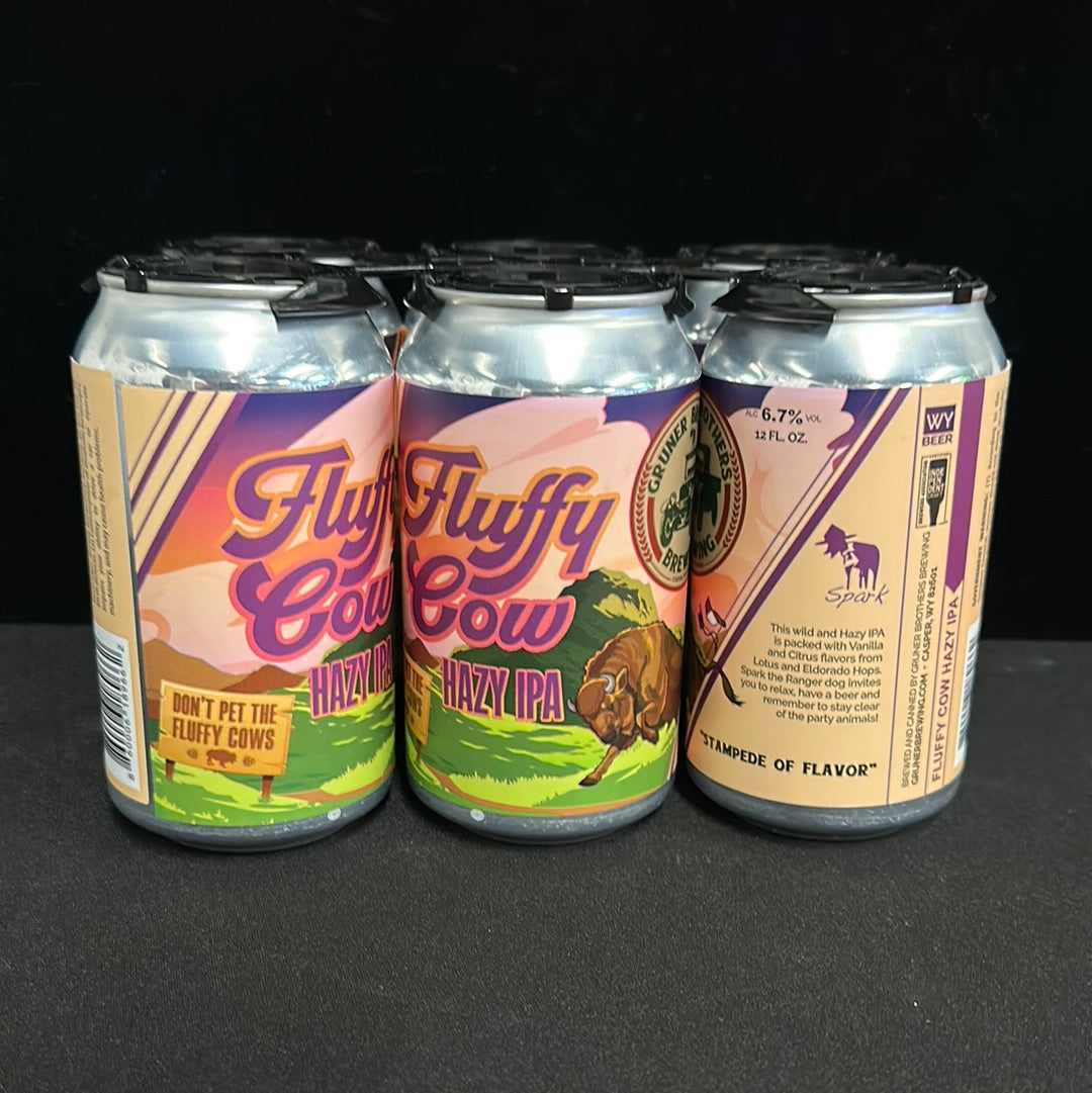 Gruner Brothers Fluffy Cow Hazy IPA 12oz Cans (6pk)
