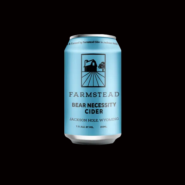 Farmstead Wyoming Bear Necessity Cider 12oz Cans (4pk)