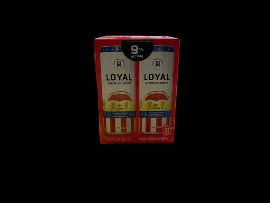 Loyal 9 Watermelon Lemonade 12oz Cans (4pk)