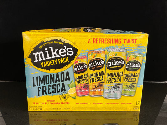 Mikes Variety Pack Hard Limonada Fresca 12oz Cans (12pk)