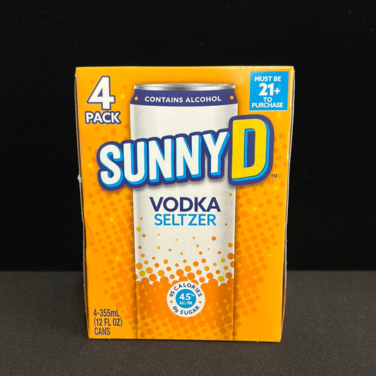 Sunny D Vodka Seltzer 12oz Cans (4pk)
