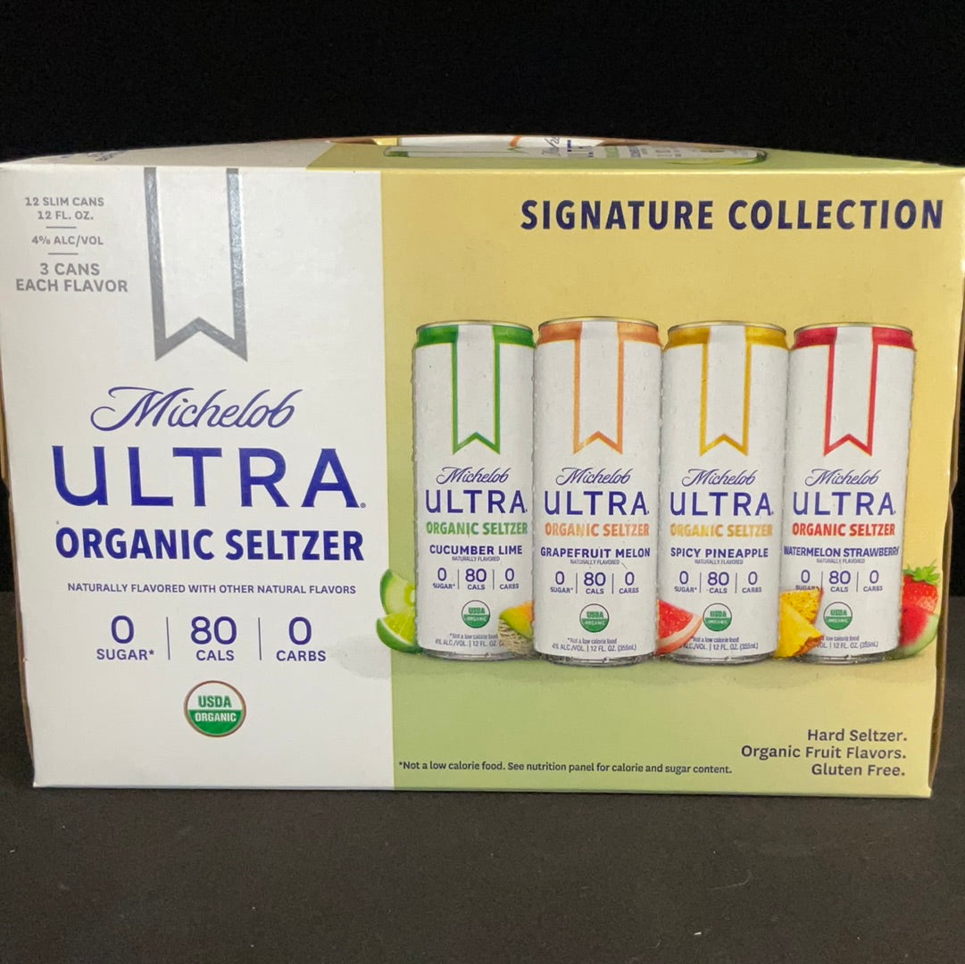 Michelob Ultra Organic Seltzer Variety 12oz Cans (12pk)