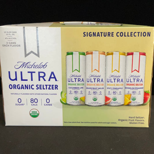 Michelob Ultra Organic Seltzer Variety 12oz Cans (12pk)