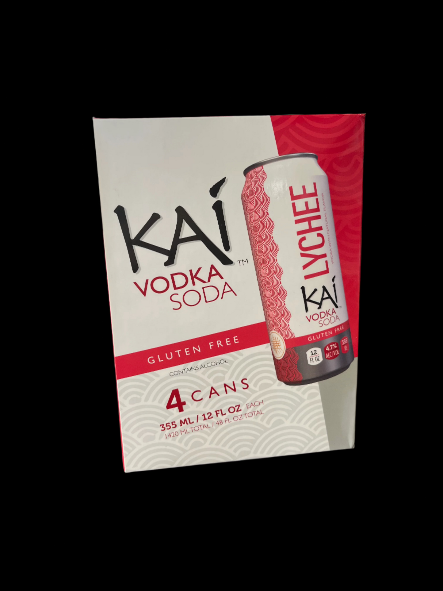 Kai Lychee Vodka Soda 12oz Cans (4pk)